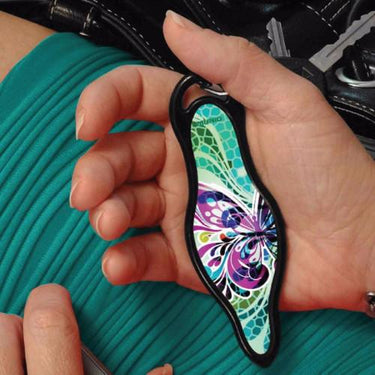 Munio Impact Self Defense Munio Colorful Butterfly Self Defense Key Ring